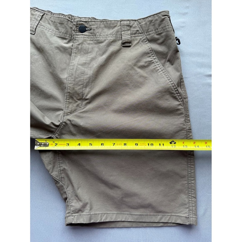 Wrangler Outdoor Shorts Men 36 Brown Performance Stretch‎ Pockets Hiking Casual - Picture 5 of 14